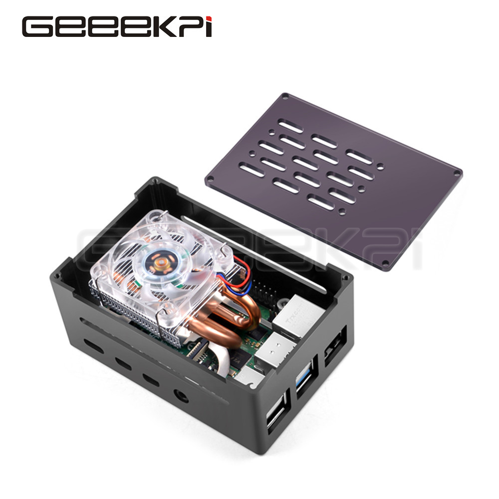 Argon One V3 M.2 Nvme Case - Geeekpi Aluminium Brick Case Zwart Shell